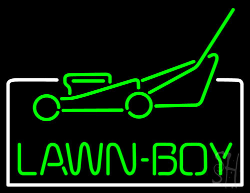 Lawn Boy Logo Neon Sign