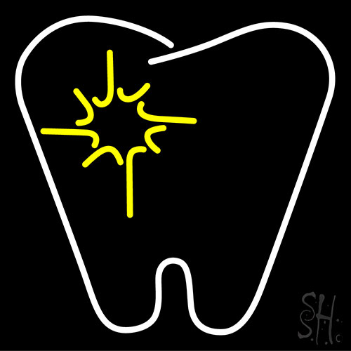 Tooth Neon Sign