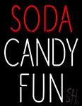 Soda Candy Fun Neon Sign