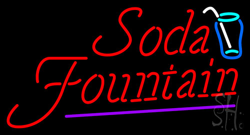 Soda Fountain Neon Sign