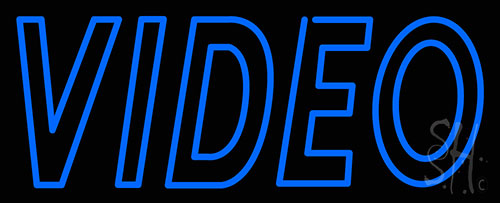 Video Neon Sign