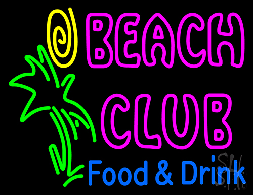 Beach Club Neon Sign