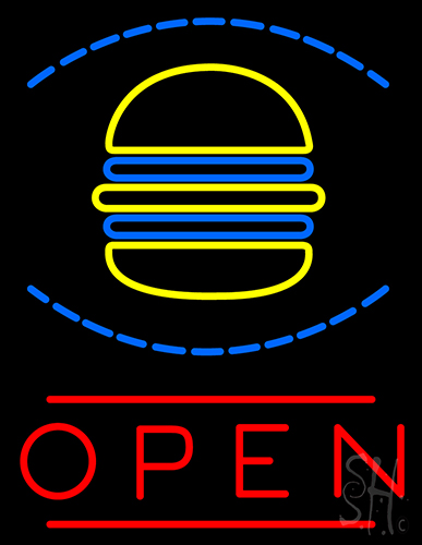 Open Neon Sign