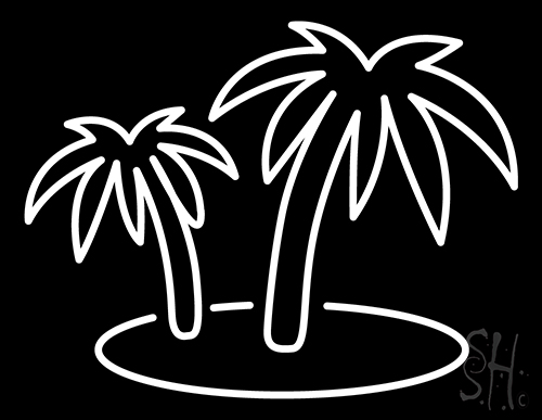Tropics Neon Sign