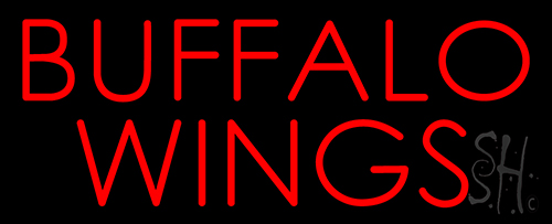 Buffalo Wings Neon Sign