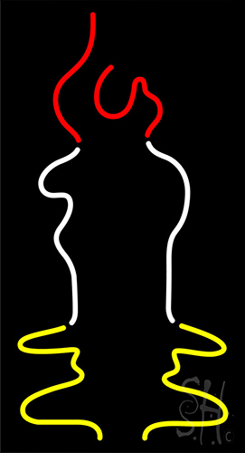 Candle Neon Sign