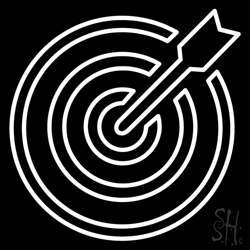 Darts With Board Neon Sign