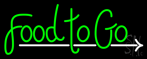 Food To Go Neon Sign