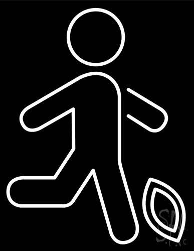 Football Kicker Neon Sign