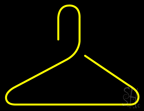 Hanger Yellow Neon Sign