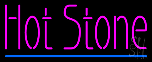 Hot Stone Neon Sign