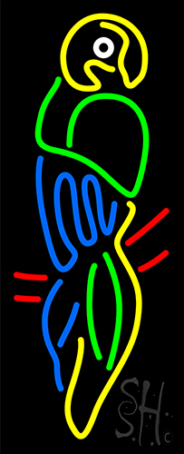 Multi Color Parrot Neon Sign
