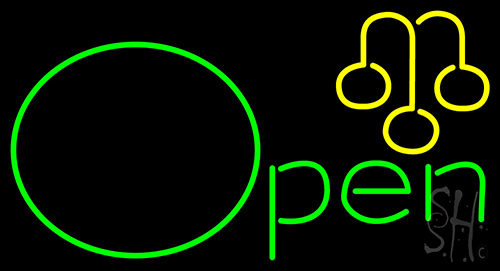 Open With Lombard Neon Sign