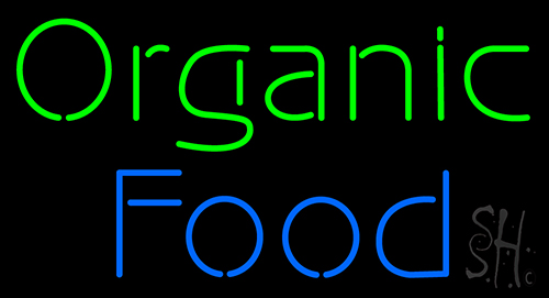 Organic Food Neon Sign