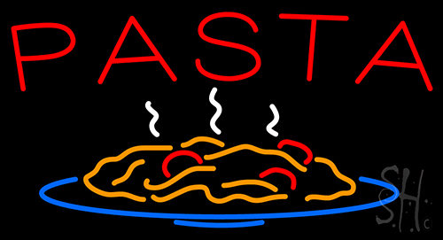 Pasta Logo Neon Sign