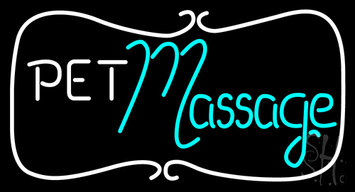 Pet Massage Neon Sign