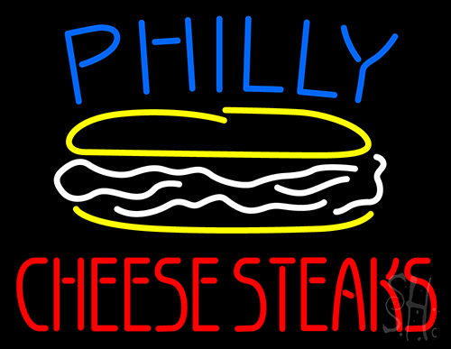 Philly Cheesesteaks Sub Neon Sign