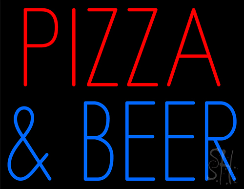 Pizza And Beer Neon Sign