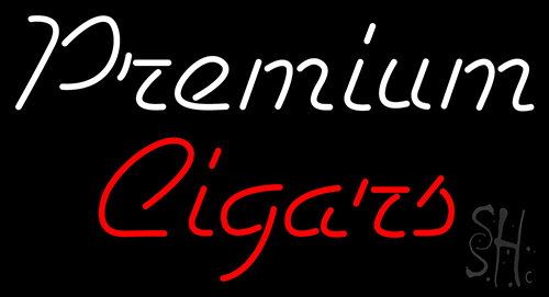 Premium Cigars Neon Sign