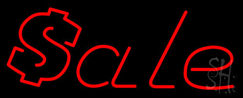 Red Sale Car Auto Dealer Neon Sign
