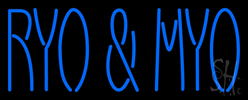 Ryo And Myo Neon Sign