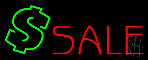 Sale Dollar Sign Neon Sign