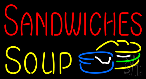 Sandwiches Soup Neon Sign