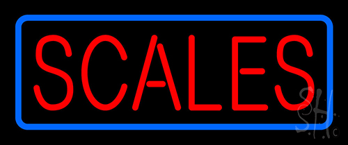 Scales Neon Sign