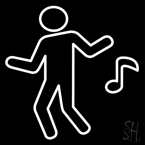 Sports Dancing Neon Sign