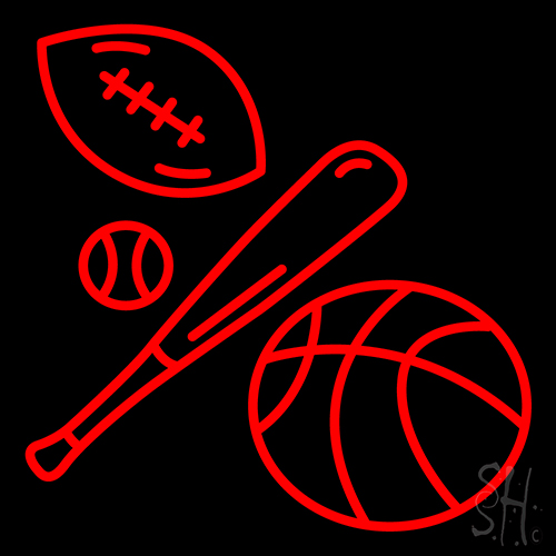 Sports Icon Neon Sign