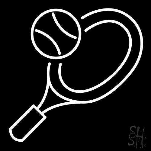 Sports Tennis Neon Sign