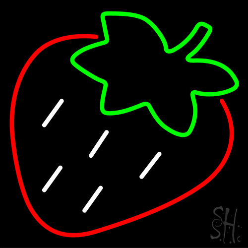 Strawberry Neon Sign