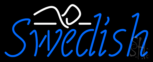 Swedish Neon Sign