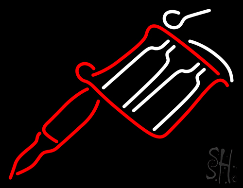 Tattoo Machine Neon Sign