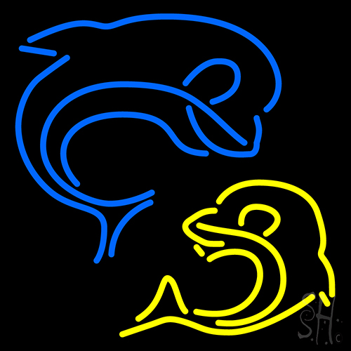 Two Fish Neon Sign