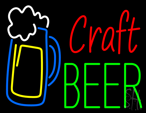 Craft Beer Neon Sign