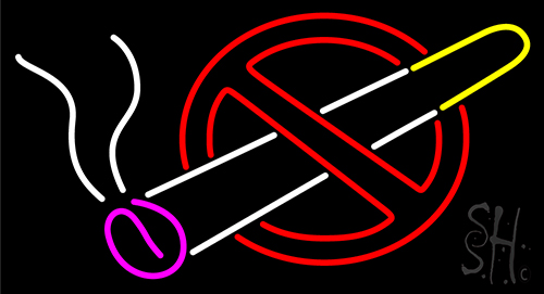 No Smoking Neon Sign