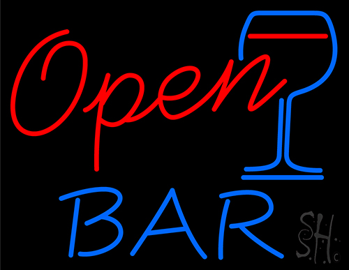 Open Bar Neon Sign