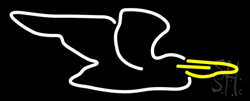Duck Logo Neon Sign