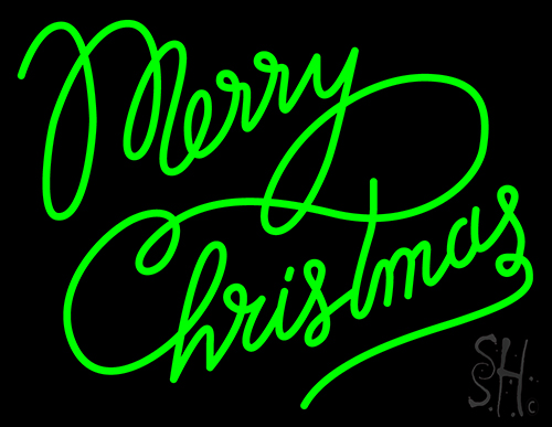 Merry Christmas Neon Sign