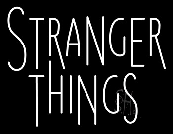 Stranger Things Neon Sign