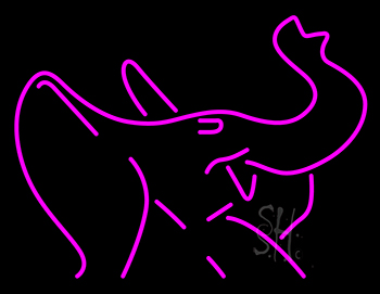 Elephant Neon Sign