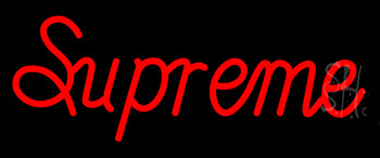 Supreme Red Neon Sign