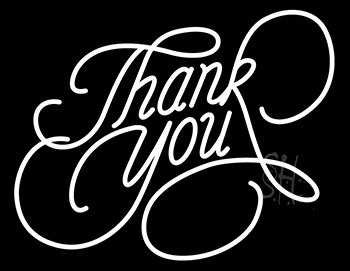 Thank You Neon Sign