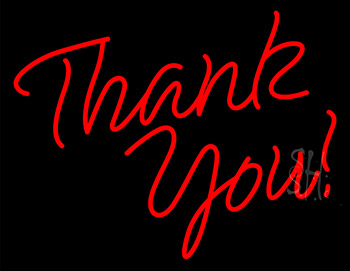Thank You Neon Sign