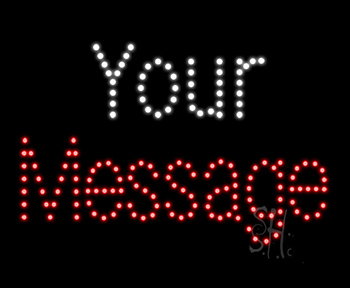 Custom Your Message LED Sign