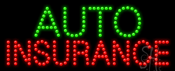 Auto Insurance Animated LED Sign