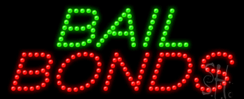 Bail Bonds Animated LED Sign