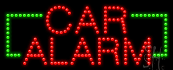 Car Alarm Animated LED Sign