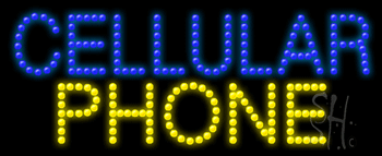 Cellular Phone Animated LED Sign
